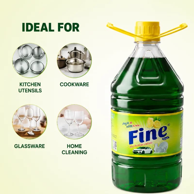Fine Dishwash Liquid 5 ltr — image 3