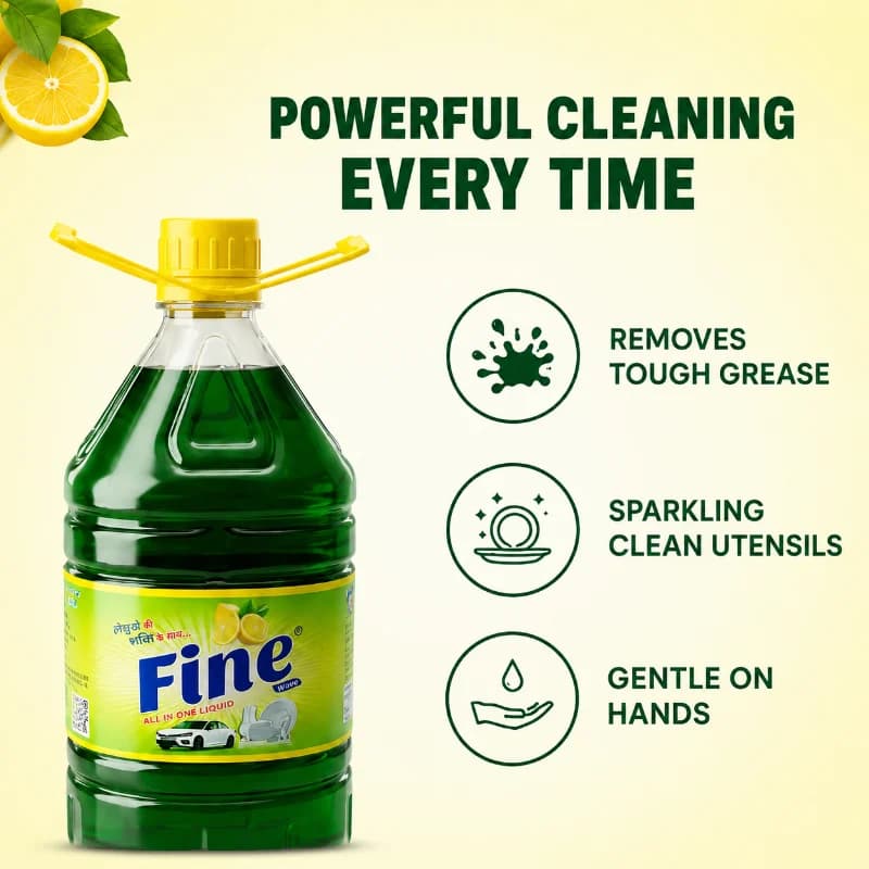 Fine Dishwash Liquid 5 ltr — image 4